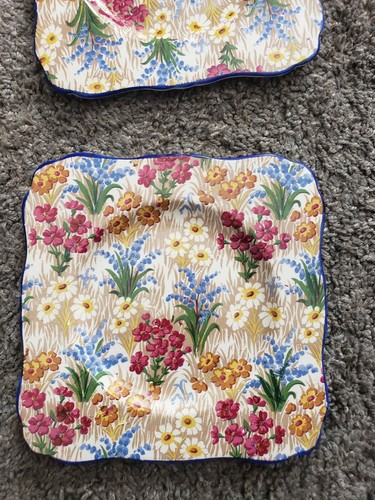 Vintage Royal Winton Ware Marguerite Grimwades Dessert Plates...Set Of 4 - Picture 6 of 10