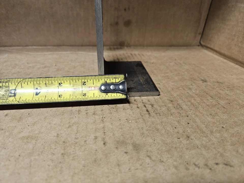 (Cantidad 2) Soporte de hierro ángulo de acero HD 3×5. 4,5" de largo, 1/4" de grosor. ¡Seld On! Foto 4 de 4