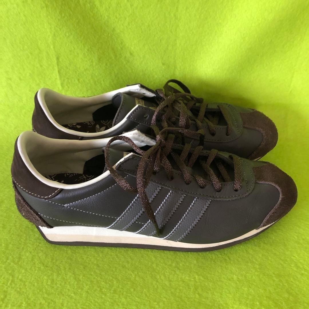 Adidas Country OG W Leather Sneakers Charcoal Brown Off-White thumbnail 7