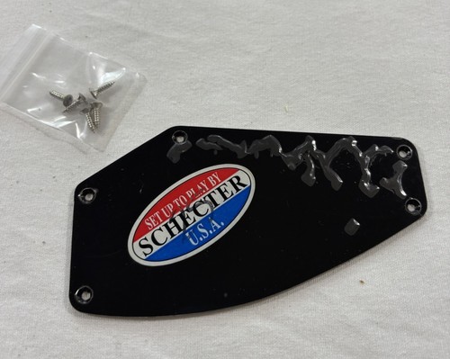 2010 Schecter C-1 Standard Elektronik Steuerung Hohlraum Abdeckplatte mit HW