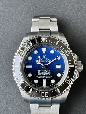 Rolex Sea-Dweller Deepsea schwarzes/blaues Zifferblatt Herrenuhr - 116660