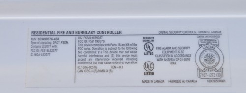  DSC Impassa Model  SCW457LEADT, Alarm System Control Panel, New Open Box.  - Picture 13 of 17