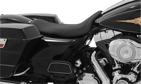 Assento de motorista preto Runaround solo alcance reduzido Heritage Softail 2008-2012 - Imagem 2 de 4