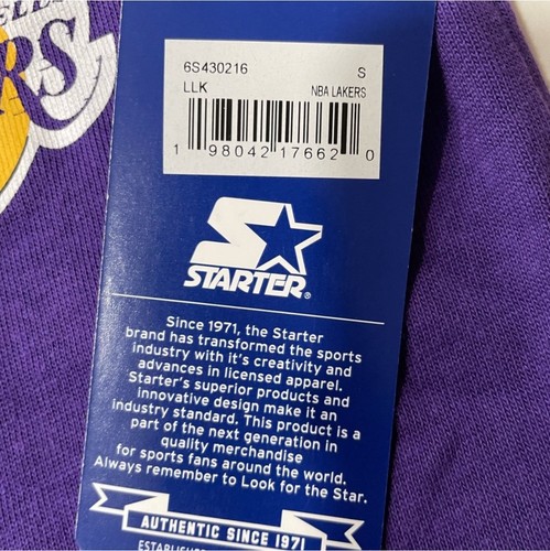 Los Angeles Lakers Starter Men’s Baseball Style Jersey (Small) Retails For $80 - Picture 9 of 11