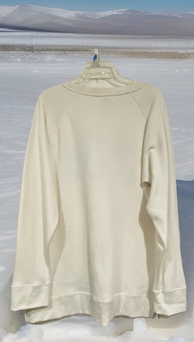 Royce Brand Christmas Sweatshirt Jolly NWOT  2XL Ivory Hi Low Holiday Pullover - Picture 5 of 6