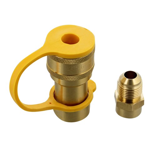 Natural Gas Grill Hose, 12ft - Flexible Gas Line Quick Connect Gas Hose 3/8in... - Picture 3 of 7