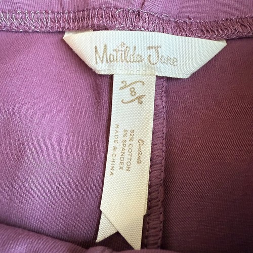 Matilda Jane Purple Tulip Fields Ruffle Shorts 8 - Picture 6 of 8