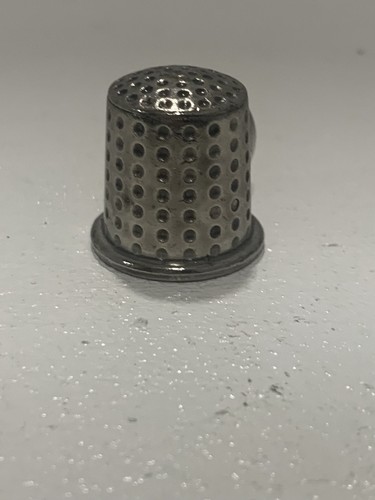Metal Thimble Silver Georgia - Picture 2 of 2