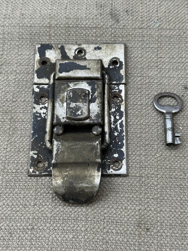 Konvolut Vintage Antik 5 Metallschlösser mit Schlüssel 1 ohne Schlüssel. Dampfgarer - Bild 3 von 22