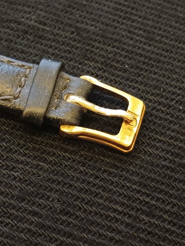 ✅ OMEGA De Ville Damas - Cuarzo - Esfera con Logotipo de Banco - Tono Dorado - Raro De Colección ✅ - Imagen 6 de 10