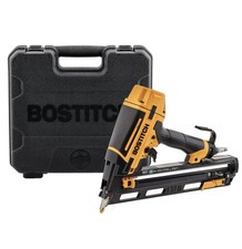 BOSTITCH  Smart Point 15-GA FN Style Pneumatic Air Angle Finish Nailer & Case