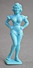 Vintage 1950s Marx Lil Abner - Daisy Mae Plastic Figure - 2.5"