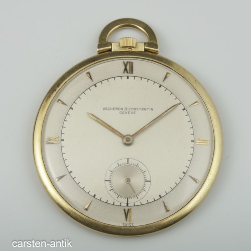 Vacheron & Constantin 18k gold pocket watch dress watch, 1950. - Picture 3 of 14