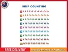 NEW (LAMINATED) SKIP COUNTING (61X91CM) EDUCATIONAL CHART PICTURE PRINT