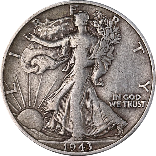 1943-D Walking Liberty Half Dollar Nice Circ - Great Set Builder - STOCK