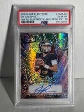 2024 Leaf Electrum  Auto  HEAVY METAL SPARKLE Foil Saturn JuJu Lewis 1/1 PSA 10