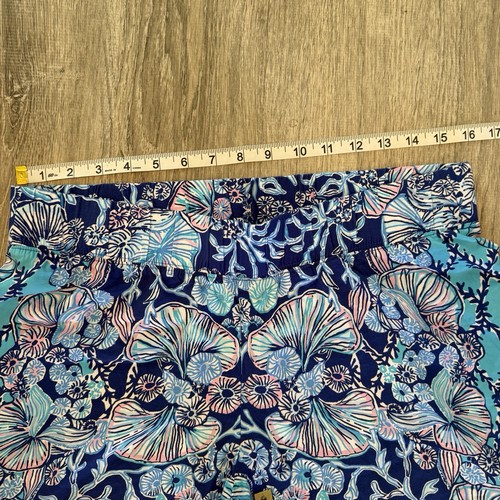 Lilly Pulitzer Bal Harbour Palazzo blau fließende Hose Damen Größe Medium - Bild 3 von 5