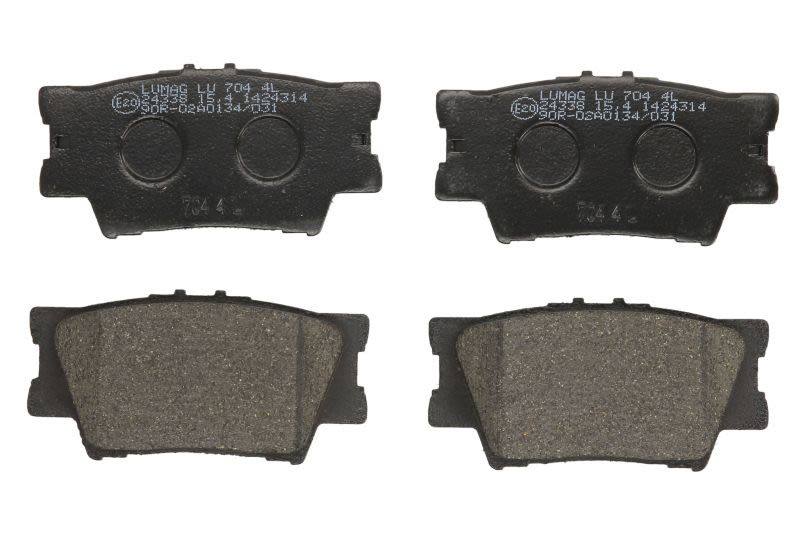 Plaquettes de frein à disque BRECK pour ES 3.5 2006-2012 V4 en céramique