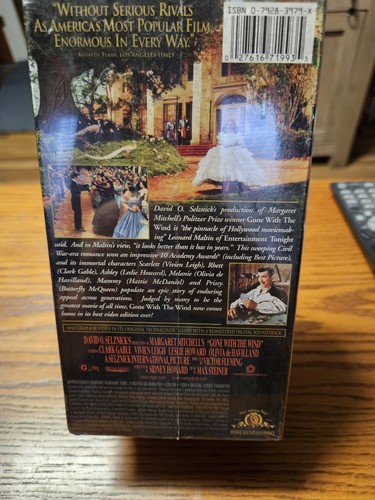 Gone With the Wind (VHS, 1998, Digitally Re-Mastered)BRAND NEW SEALED. - Picture 2 of 8
