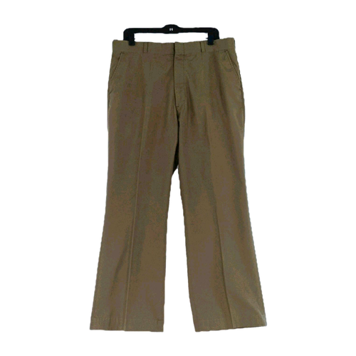 Pantalones de vestir LL Bean de colección para hombre 36x28 caqui pierna recta pantalones de oficina - Imagen 10 de 11