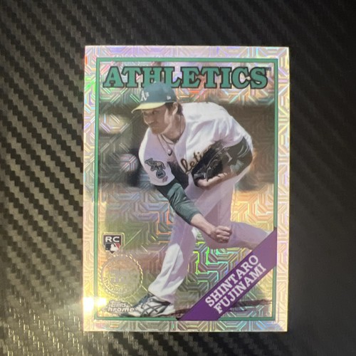 2023 Topps Update Series - 1988 Topps Chrome A’s Silver Mojo Shintaro Fujinami - Picture 1 of 2