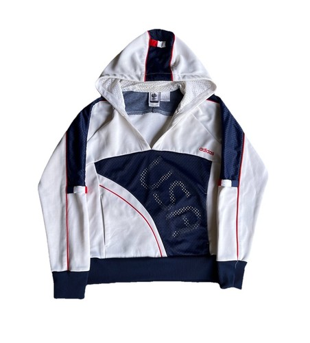 SAMPLE Adidas Team USA 2006 FIFA World Cup Hooded Sweatshirt Sz M FRANCE GERMANY