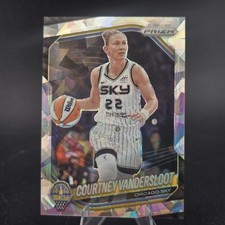 2025 Panini Prizm WNBA #124 - Courtney Vandersloot  - Cracked Ice Prizm - Sky