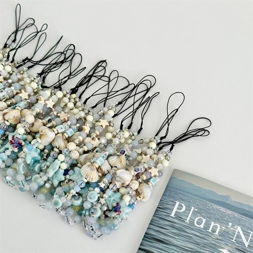 Hanging Cord Phone Wrist Strap Star Pearl Digital Camera Charm Lanyard - Photo 2 sur 8