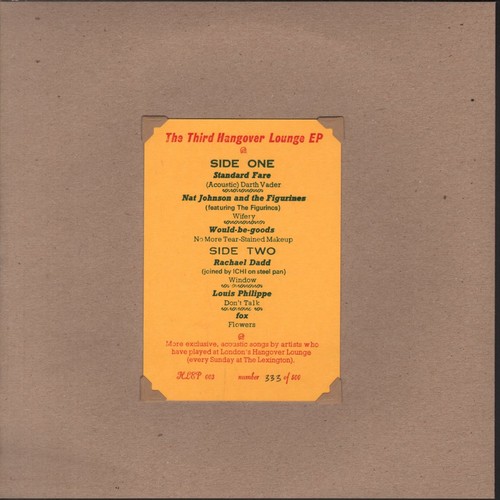 Various Artists Third Hangover Lounge EP 10" vinyl UK Hlep 2012 numbered limited - Picture 2 of 3