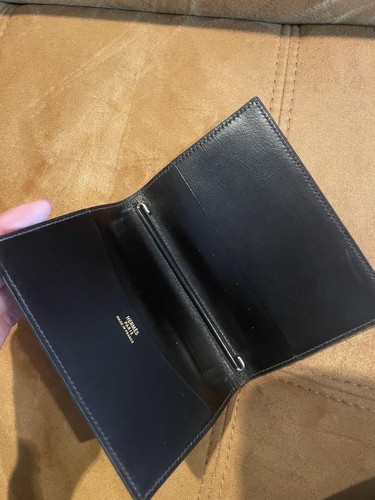 Hermès Black Leather Agenda Stylish Vintage Leather Planner Notebook - Picture 6 of 6