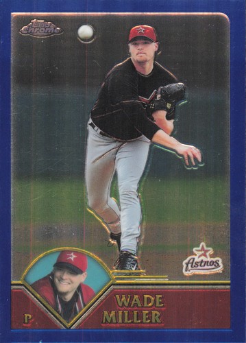 2003 Topps Chrome Wade Miller #90 card