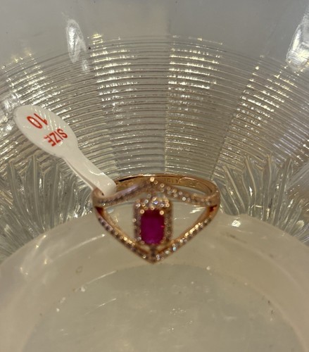 Bomb Party Ring July Size 10 RBP6219 Most Iconic LC Ruby - Picture 2 of 6