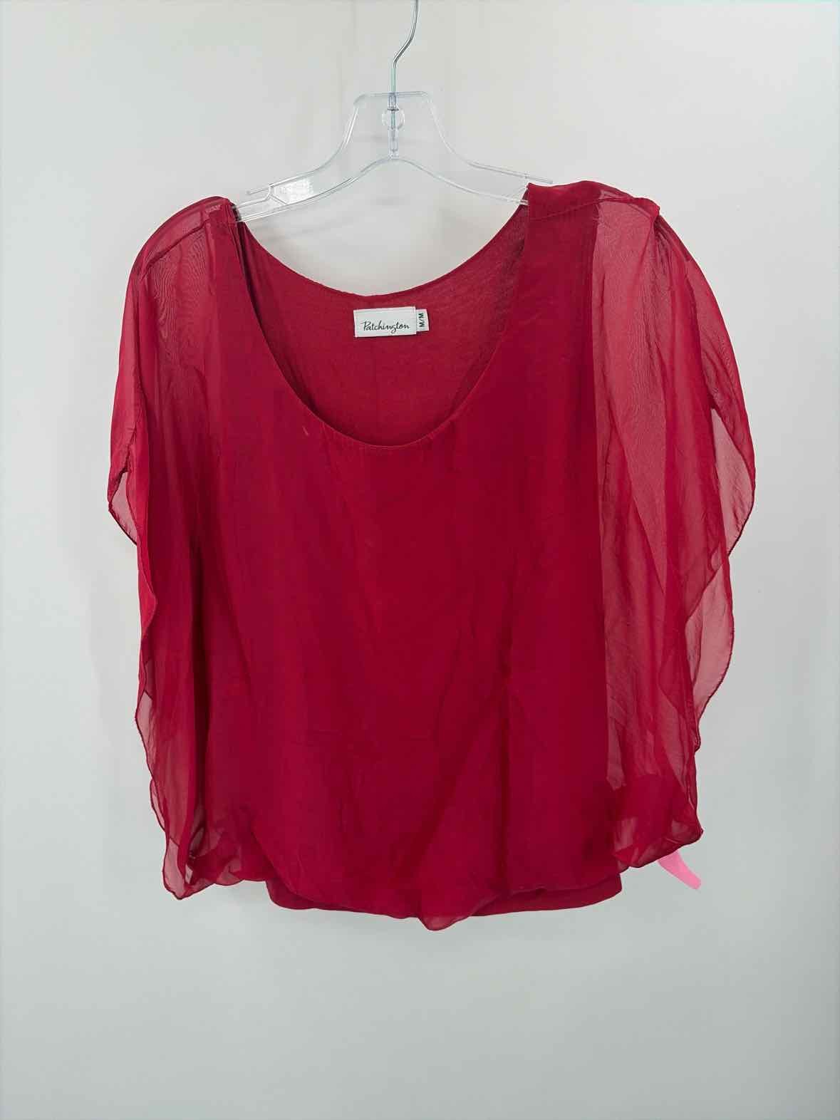 Pre-Owned Patchington Red Size Medium Blouse - image 1