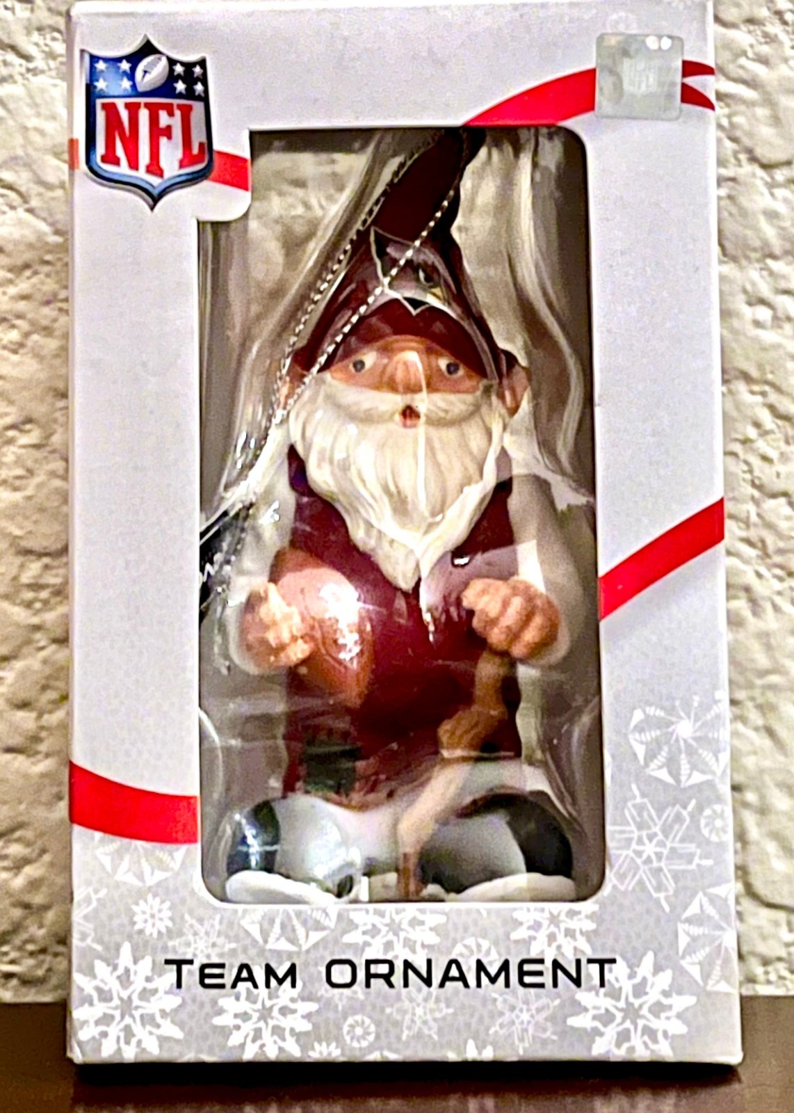 Vintage Arizona Cardinals Gnome Christmas Ornament NEW NFL Forever Collectibles