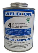 Weld-On #4 -16oz (1 Pint) New Formula DCM Free