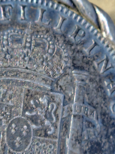 Antique 1897 Spanish PHILIPPINES Silver Peso Belt Buckle King Alfonso XIII. - Bild 8 von 11