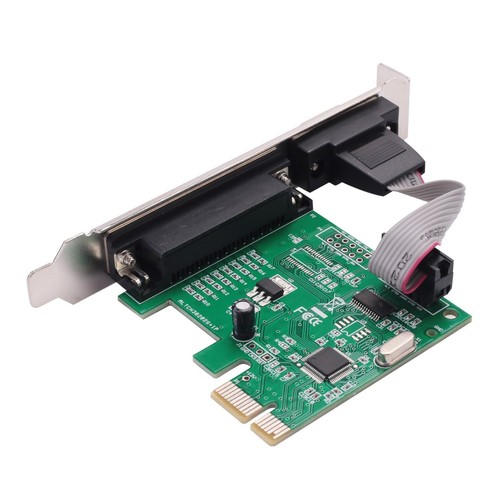 RS232 -232 Serial Port COM & DB25 Printer Parallel Port to PCI-E PCI7622 - Afbeelding 6 van 7
