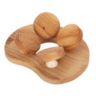  Wooden Sauna Headrest: Backrest With Rotatable Disc For Saunas And Steam Rooms