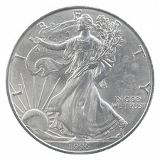 Better Date 1996 American Silver Eagle 1 Troy Oz .999 Fine Silver *863