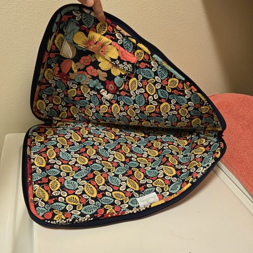 Vera Bradley Happy Snails Floral Zip Around Laptop Case Sleeve Carrier 17" - Bild 10 von 11