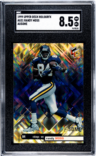 1999 Upper Deck HoloGrFX Ausome #AU31 Randy Moss SGC 8.5