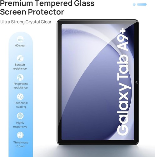 Gerutek [2-Pack Screen Protector for Samsung Galaxy tab A9 Plus Transparent - 第 3/9 張圖片