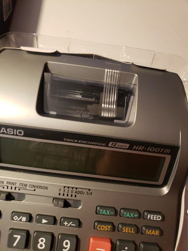 Casio HR-100TM Plus Desktop Printing Calculator 2 Color 12 Digit XL Display - Picture 5 of 17