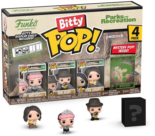 FUNKO BITTY POP!: TV: Parks & Recreation - Andy 4PK [New Toy] Vinyl Fi - Bild 1 von 7