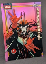2026 Topps Chrome Marvel SISTER SORROW Debut Pink Refractor /250 Card#159