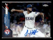 2020 Topps Chrome #RA-JH Jonathan Hernandez Rookie Autographs