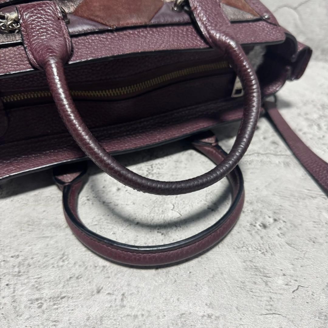 Coach Swagger Patchwork Shoulder Bag 9a - image 6