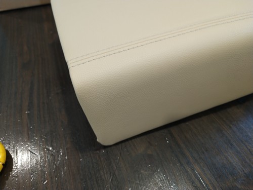 Fit For 2004-2008 Ford F-150 Beige Leather Center Console Arm Rest Lid Cover - Picture 4 of 7