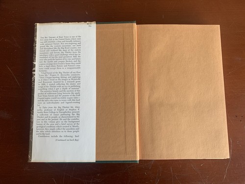 Tales from the Big Thicket Hardcover Francis Edward Abernethy 1966 Printing - Picture 7 of 10