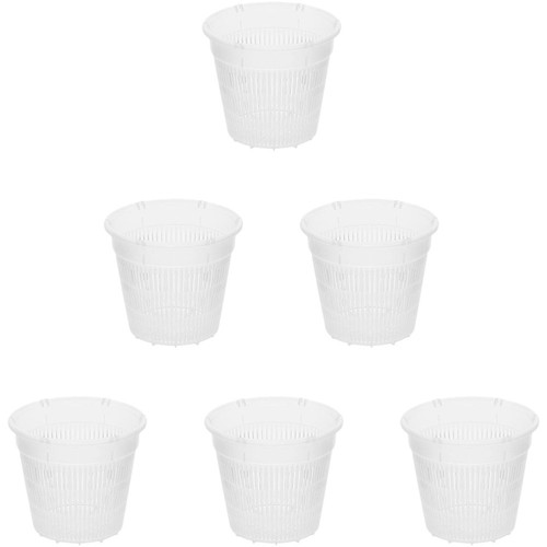Lot De 10 Pots D'Élagage à L'Air Asixxsix - Récipients PVC Épais Pour Contrôle Des Racines Et Croissance Rapide Des Plantes